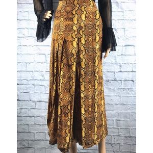 Zara Snake Print Culottes